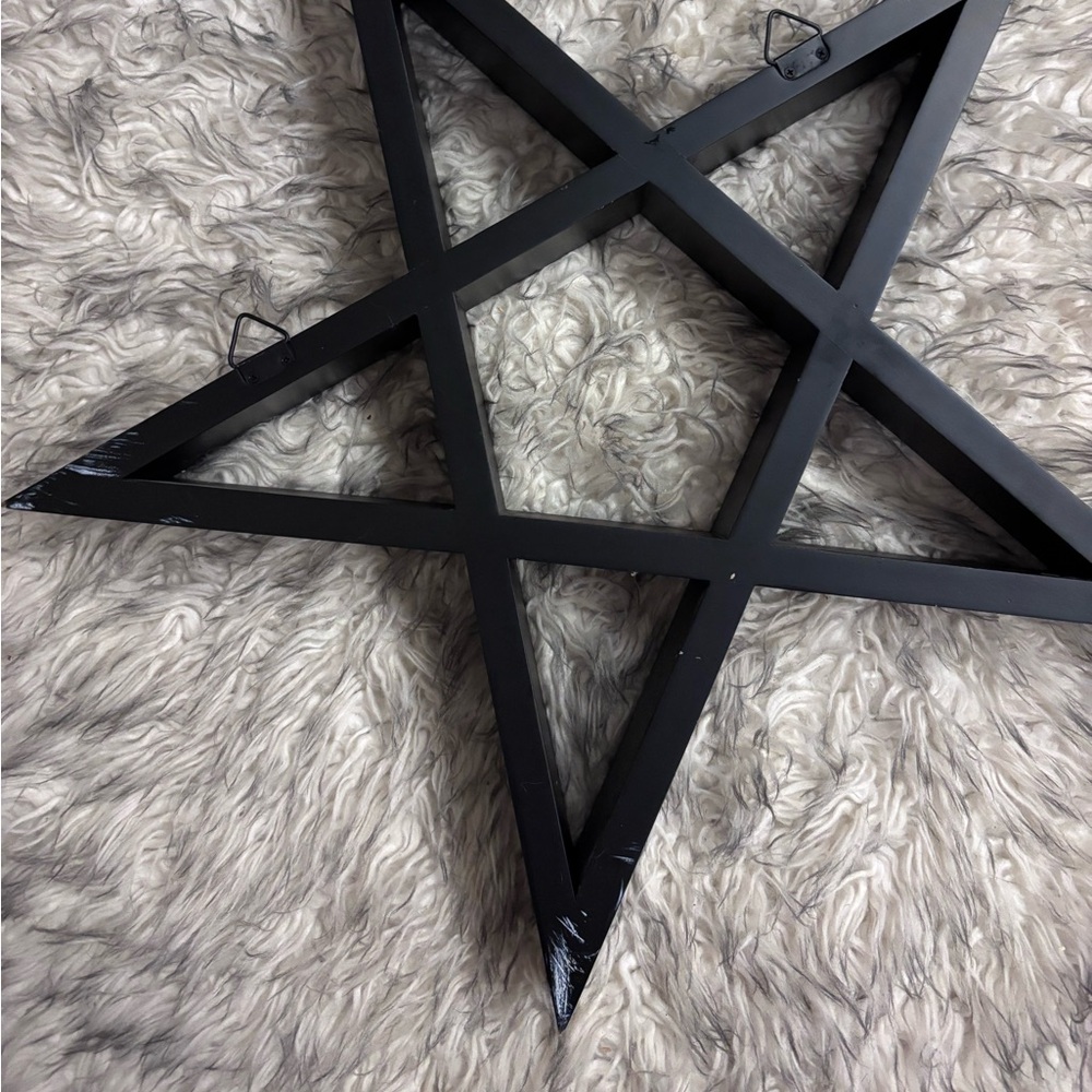 Killstar Pentagram Display Shelf - Black - Picture 7 of 7